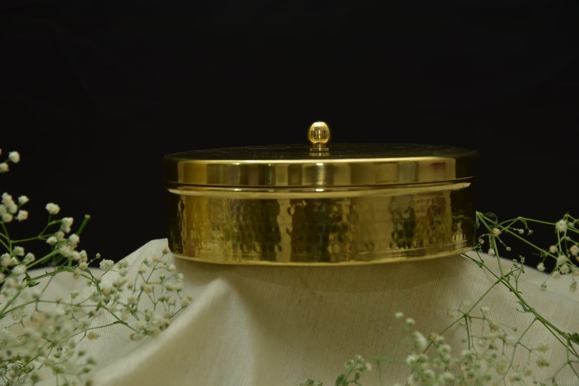 Brass Masala Dabba Image 3