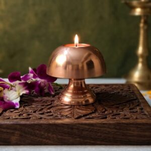 Mushroom Copper Tea Light Image 3