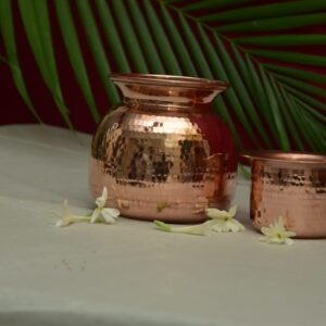 Pure Copper Lota (Phulpatra) Image 2